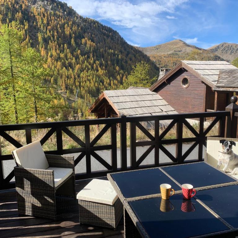 Isola 2000 appartement dans Chalet 4 ou 6 personnes grande terrasse - Apartment mit 2 Schlafzimmern - 2