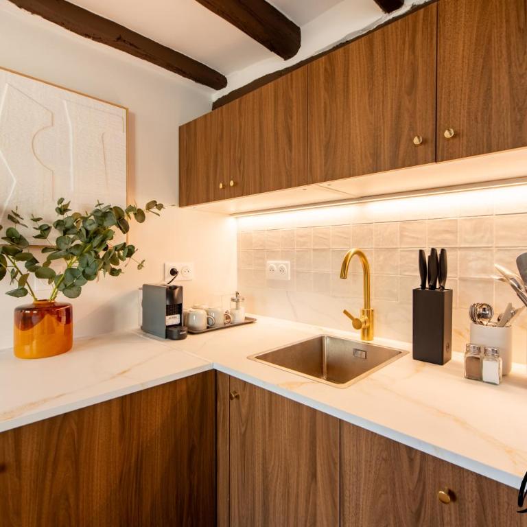 SUPER CENTRAL Designer One-Bedroom - Marais - FREE Parking - Appartement 1 Chambre - 18