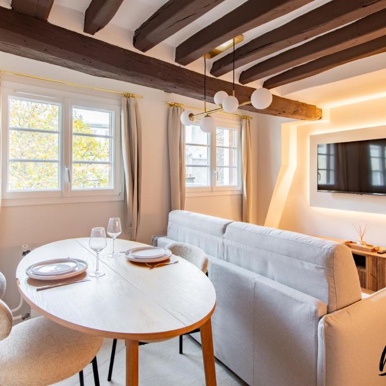 SUPER CENTRAL Designer One-Bedroom - Marais - FREE Parking - Appartement 1 Chambre - 14