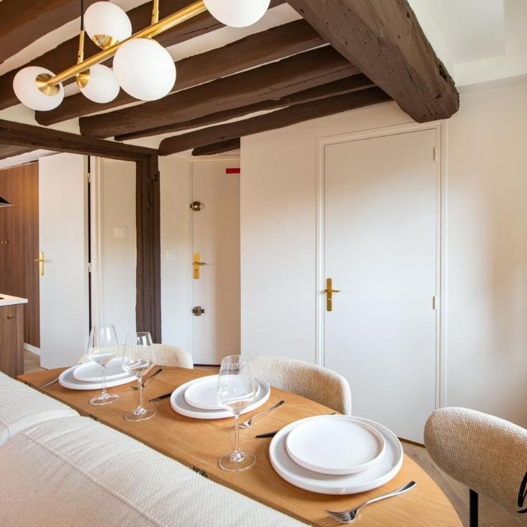 SUPER CENTRAL Designer One-Bedroom - Marais - FREE Parking - Appartement 1 Chambre - 12