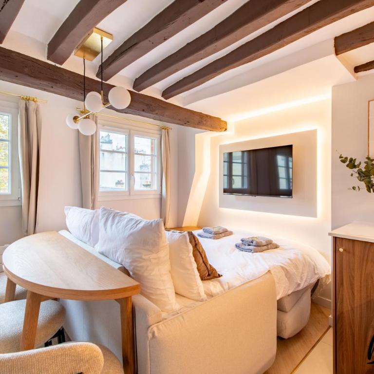 SUPER CENTRAL Designer One-Bedroom - Marais - FREE Parking - Appartement 1 Chambre - 23
