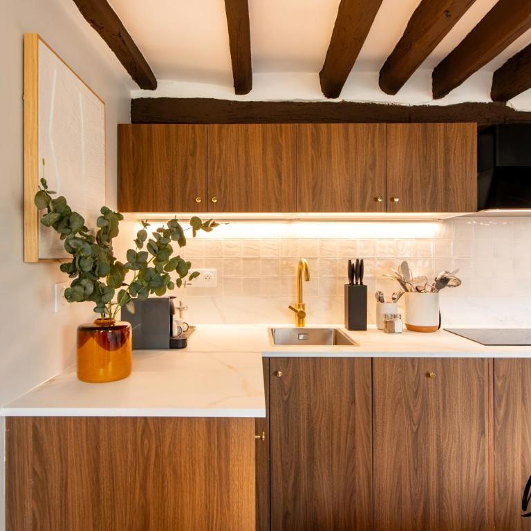 SUPER CENTRAL Designer One-Bedroom - Marais - FREE Parking - Appartement 1 Chambre - 17