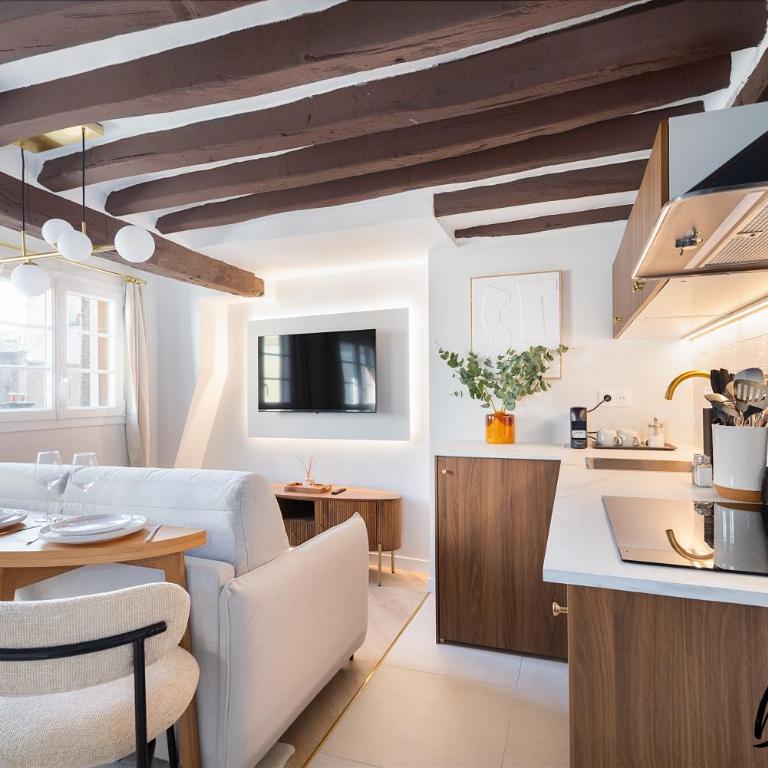 SUPER CENTRAL Designer One-Bedroom - Marais - FREE Parking - Appartement 1 Chambre - 9