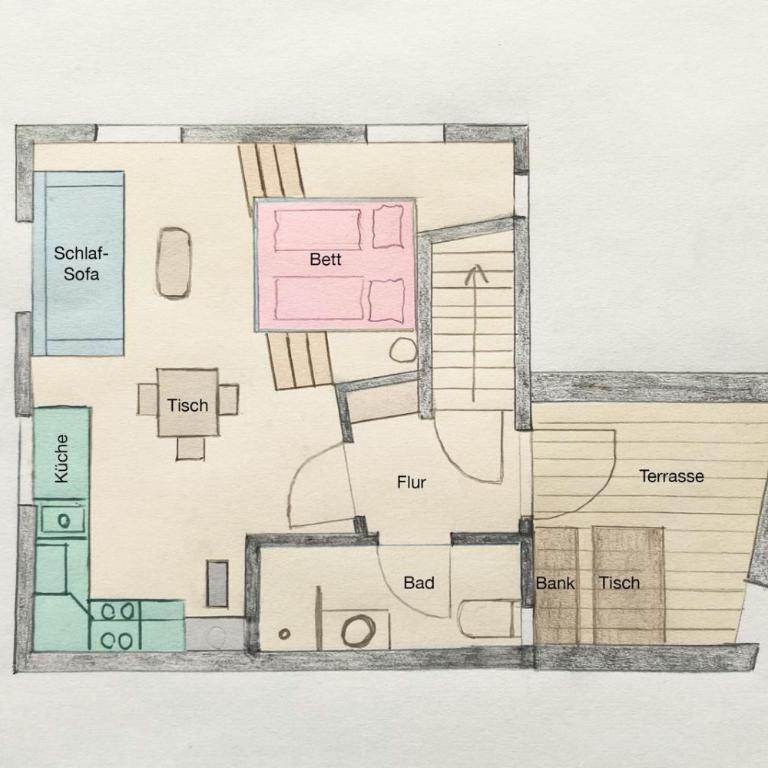 Voss Haus- Ferienwohnung Freiraum - Apartment mit 1 Schlafzimmer - 15