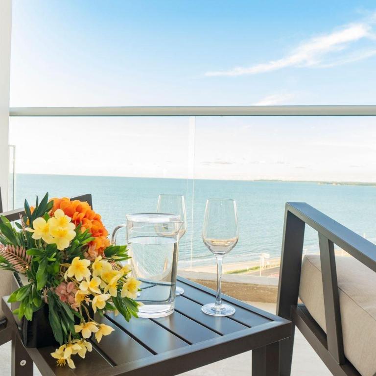 CB1427 Acogedora Suite Frente al Mar-Atardecer - Suite con cama grande - 2