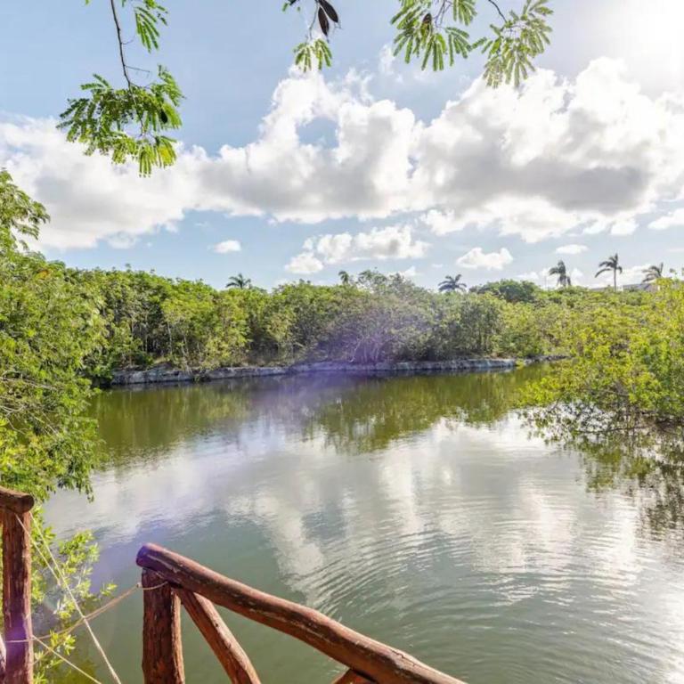 Departamento 2, Tulum Country Home, con Muelle de Pesca, Club de Playa, Alberca, Cenote y Campo de Golf, Contrata Day Pass Bahia Principe - Apartamento de 1 dormitorio - 24