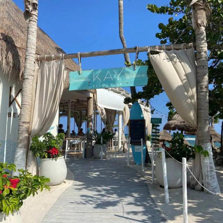 Departamento 2, Tulum Country Home, con Muelle de Pesca, Club de Playa, Alberca, Cenote y Campo de Golf, Contrata Day Pass Bahia Principe - Apartamento de 1 dormitorio - 31