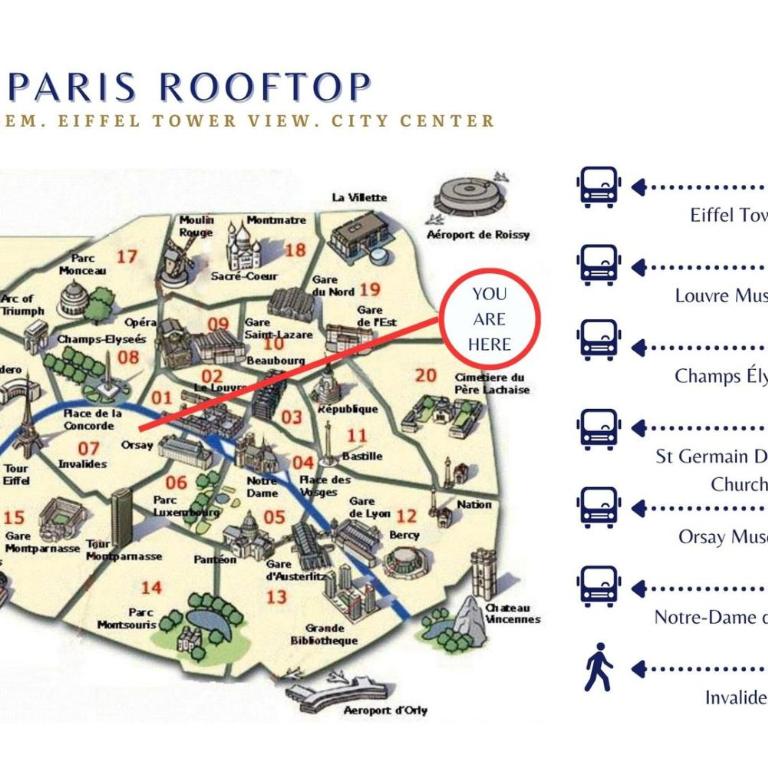 Toits de Paris - Vue Tour Eiffel - by MonPetitFaré - Appartement - 16