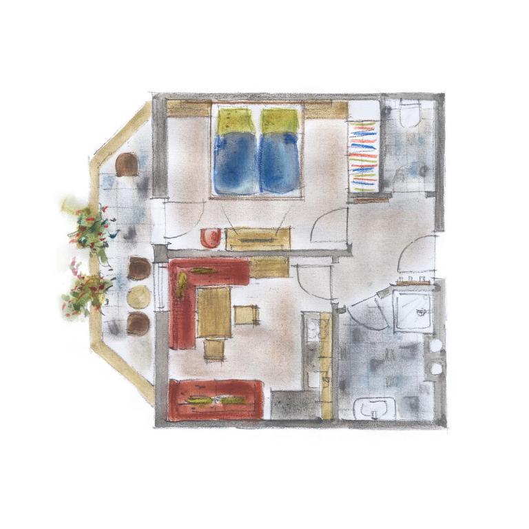 Sportapart Mallaun - Apartment mit 1 Schlafzimmer (2 Erwachsene) - 1
