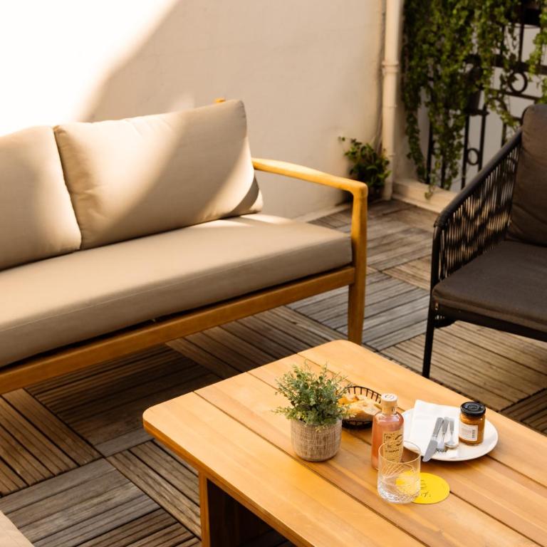 Solly Hôtel Paris - Chambre Double Confort avec Terrasse - 6