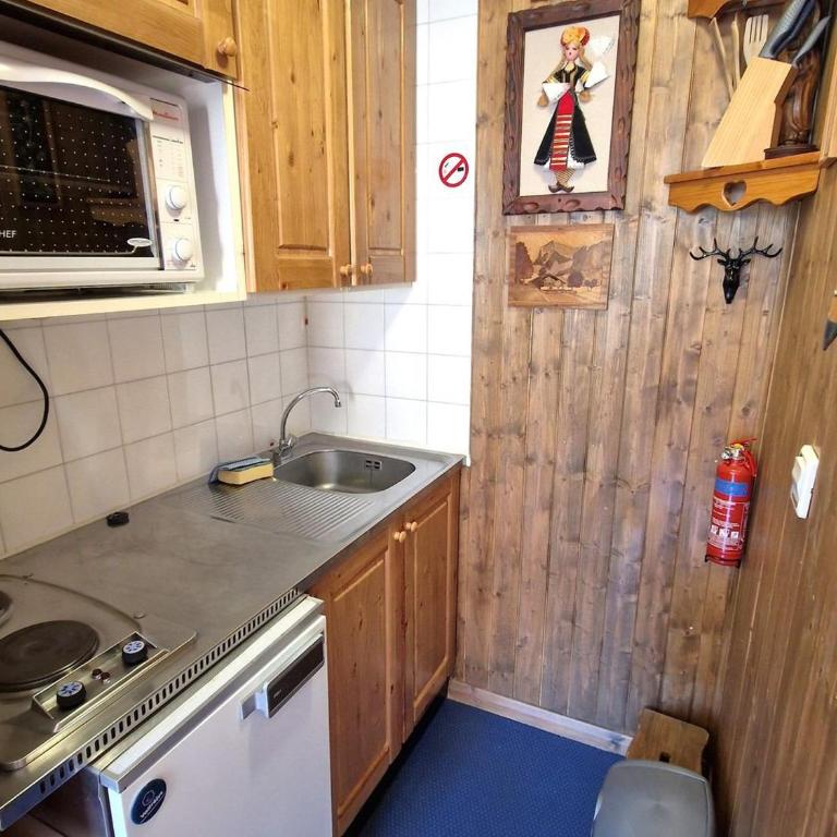 Studio 3 personnes au cœur de Valfréjus, balcon et casier à skis - FR-1-265-219 - Studio - 12