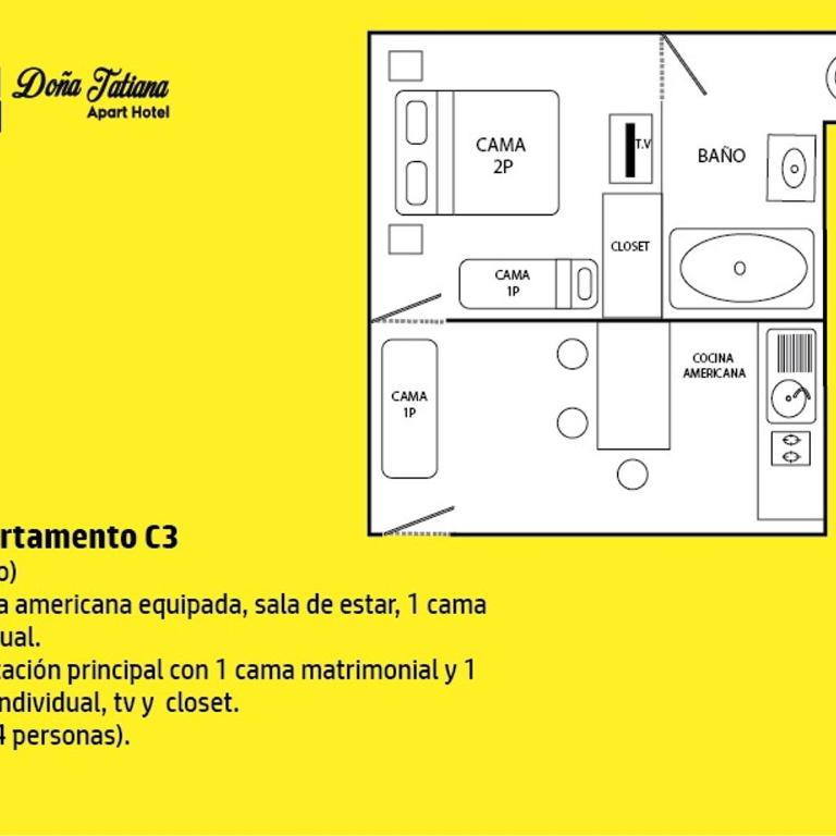 Doña Tatiana Apart Hotel - Apartamento Estándar - 10