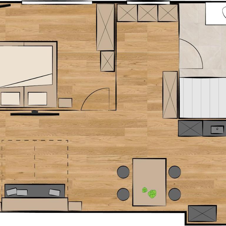 Panorama Peak Apartment - Apartment mit 1 Schlafzimmer - 12