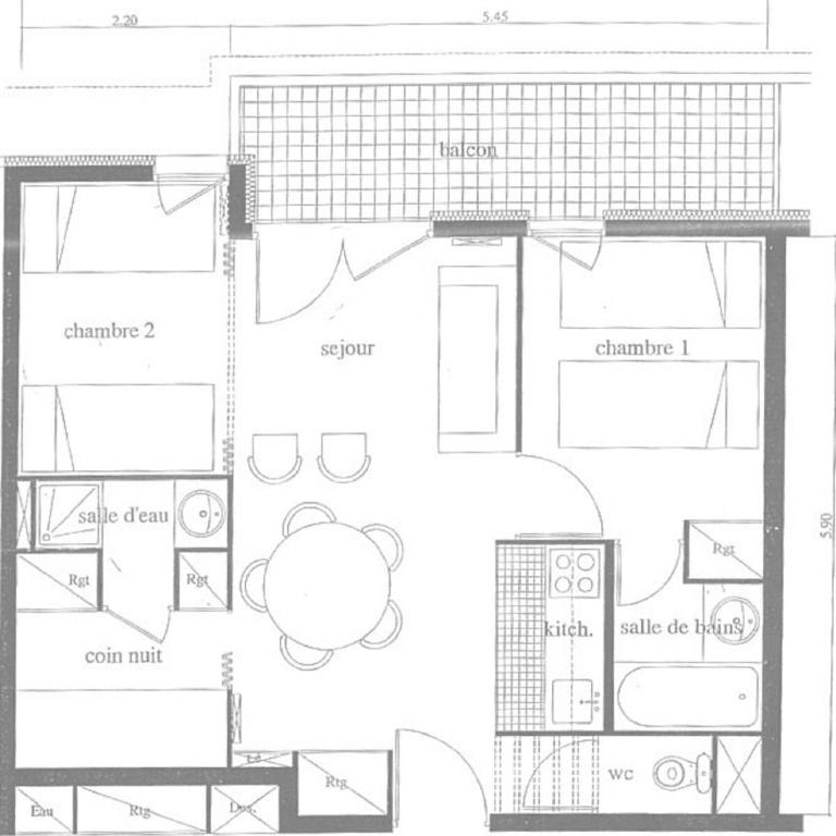 Les balcons de Sirius Risoul1850 - Appartement - 5