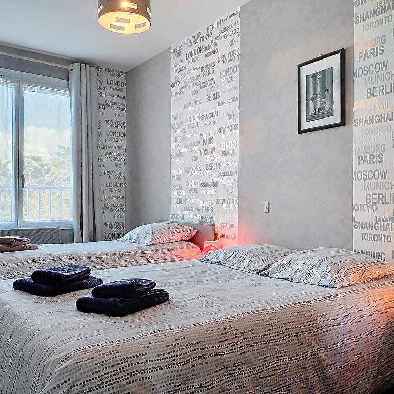 FACE MER grand T3 familial, parking gratuit - Apartment mit 2 Schlafzimmern - 16