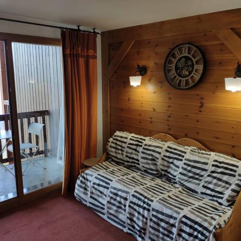 Studio 4 personnes pied des pistes avec piscine - Appartement avec Vue et Balcon - 11