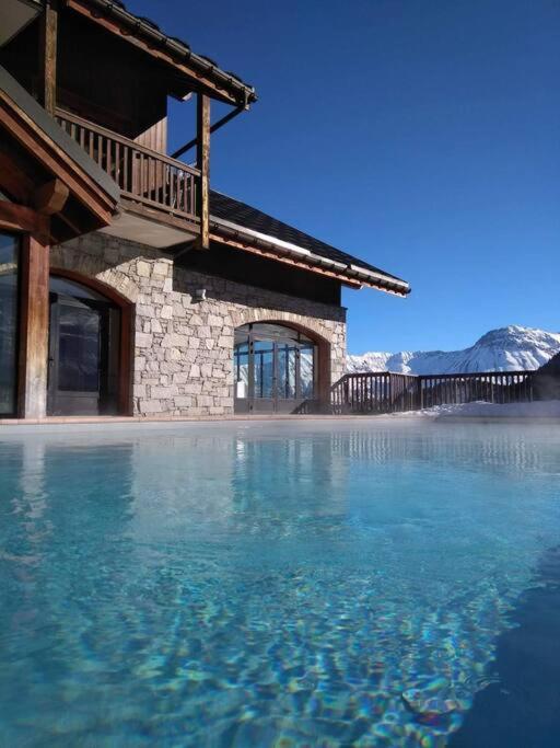 Studio 4 personnes pied des pistes avec piscine - Appartement avec Vue et Balcon - 12