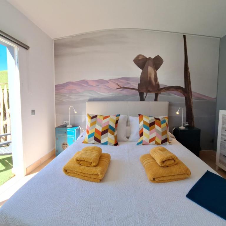 Caleta De Fuste Solemar Apartment with large private terrace - Two-Bedroom House - 5