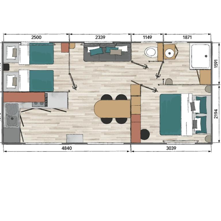 Camping Club l'Air Marin - Mobile Home - 8