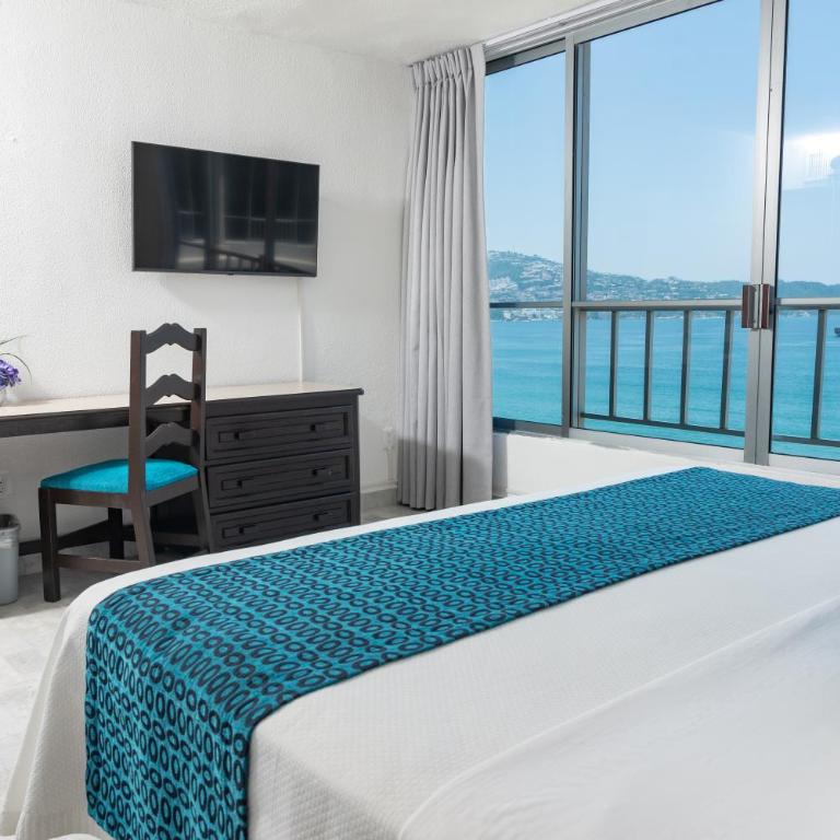 Ritz Acapulco All Inclusive - Habitación con cama extragrande. - 5