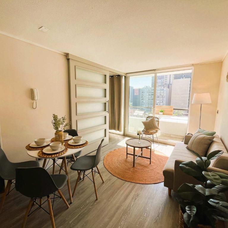 HOM I Amplio e Inmejorable Depto 1D1B Santiago B309 - Apartamento - 4