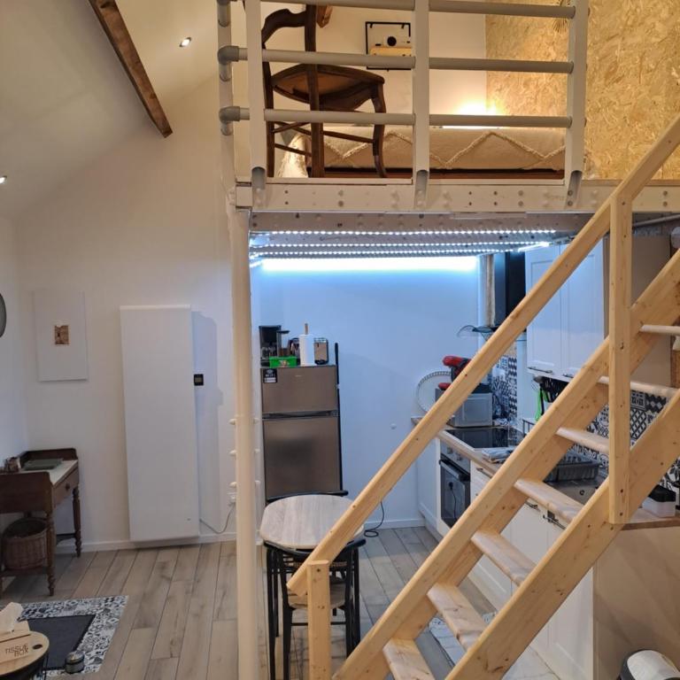 studio indépendant proche de la mer LE Bon Secours - Chambre Double avec Salle de Bains Privative - 6
