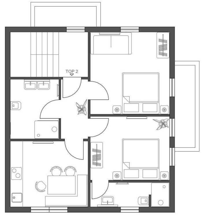 Apart Wiesa - Apartment mit 2 Schlafzimmern - 14