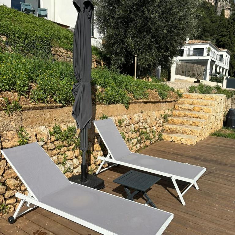 Domani Vencius - Cocon de bien-être à Vence avec vue mer, piscine et terrasse ensoleillée - Appartement 2 Chambres - Vue sur Mer - 29