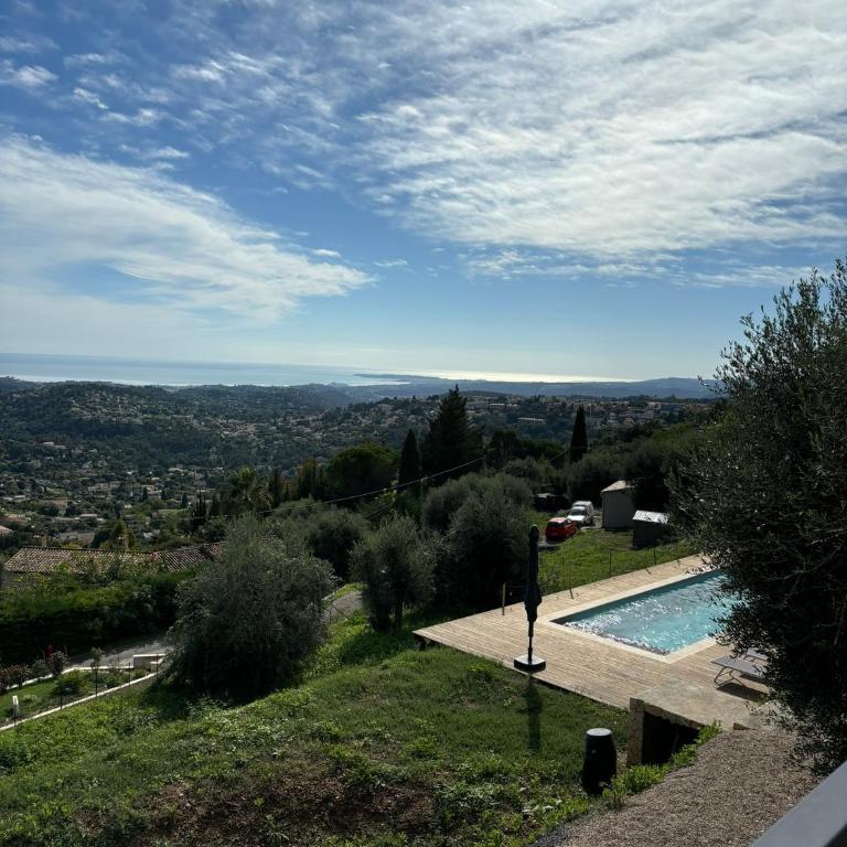 Domani Vencius - Cocon de bien-être à Vence avec vue mer, piscine et terrasse ensoleillée - Appartement 2 Chambres - Vue sur Mer - 32