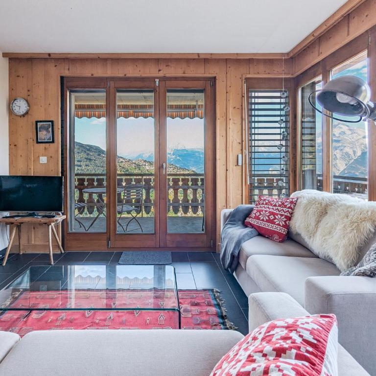 Apt Veysonnaz avec terrasse et vue imprenable - Apartment mit 2 Schlafzimmern und Aussicht - 17