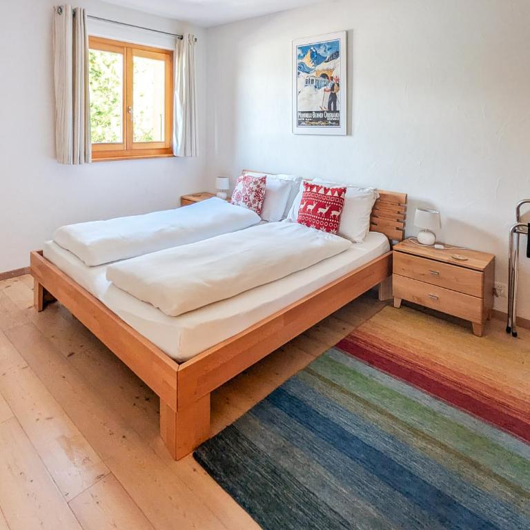 Paisible apt cheminée, terrasse, jardin, vue époustouflante - Apartment mit 3 Schlafzimmern und Bergblick - 5