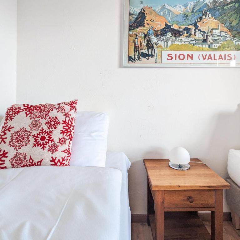 Paisible apt cheminée, terrasse, jardin, vue époustouflante - Apartment mit 3 Schlafzimmern und Bergblick - 19