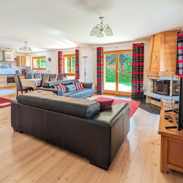 Paisible apt cheminée, terrasse, jardin, vue époustouflante - Apartment mit 3 Schlafzimmern und Bergblick - 35