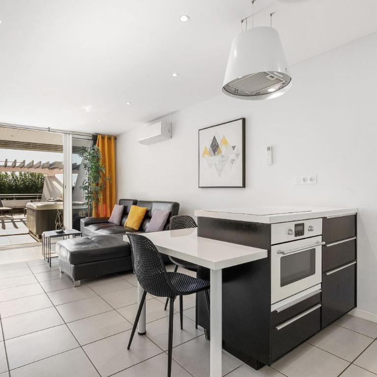 LoveSpa Port Ambonne - terrasse - parking - clim - Village Naturiste - Appartement 1 Chambre - 14