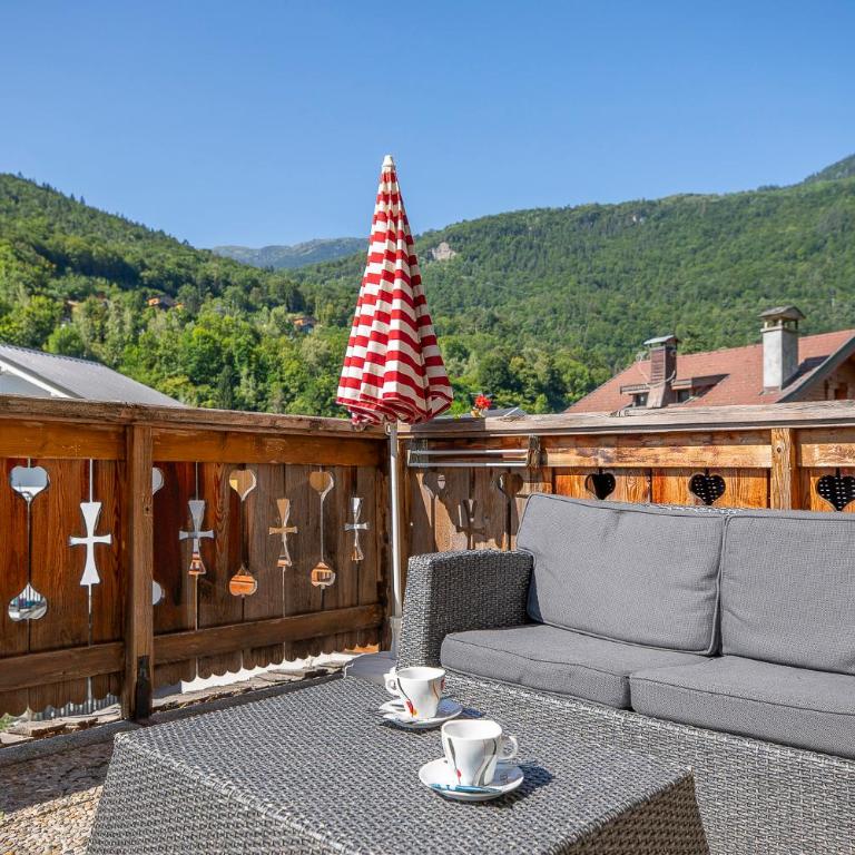 Hôtel les Bains - Chambre Double avec Terrasse - 2