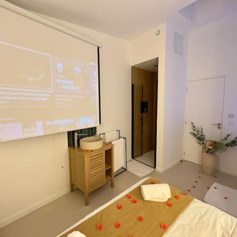 Romantique Room - Cinéma - Netflix - St Roch - Apartment mit 1 Schlafzimmer - 9