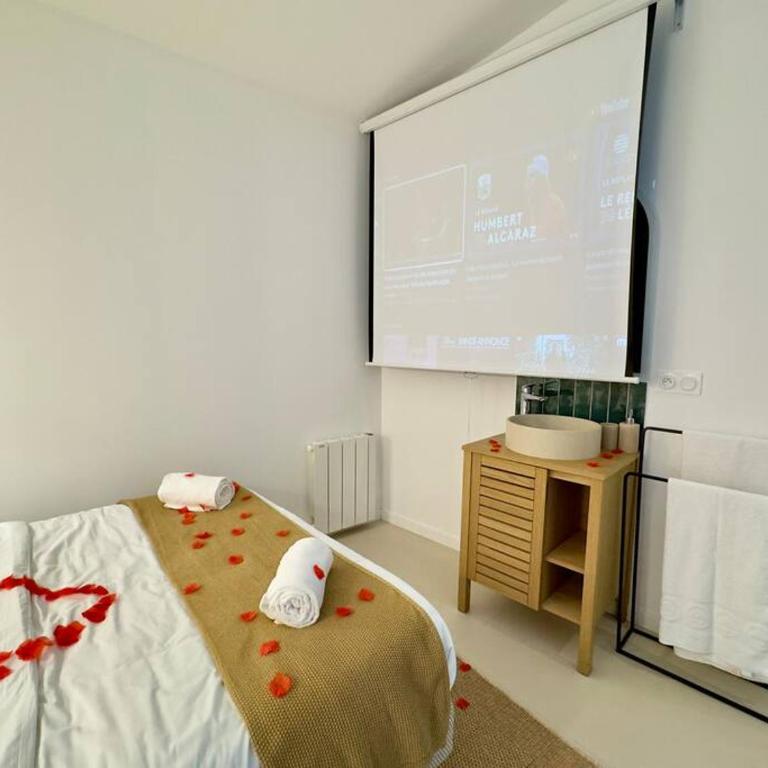 Romantique Room - Cinéma - Netflix - St Roch - Apartment mit 1 Schlafzimmer - 14