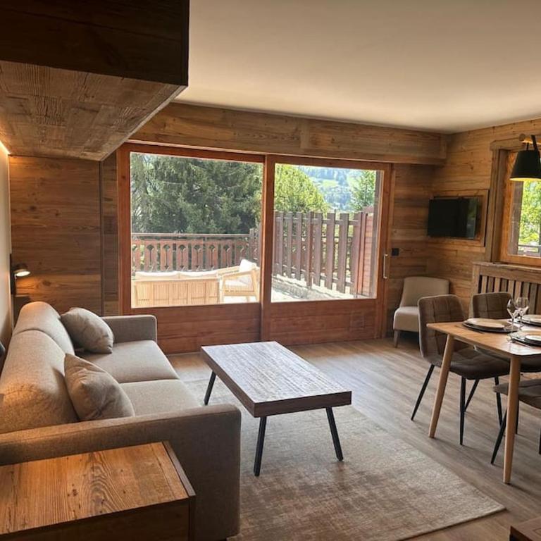 Studio Cosy cœur de Megève Le Soleil Levant - Apartment mit Blick auf die Berge - 14