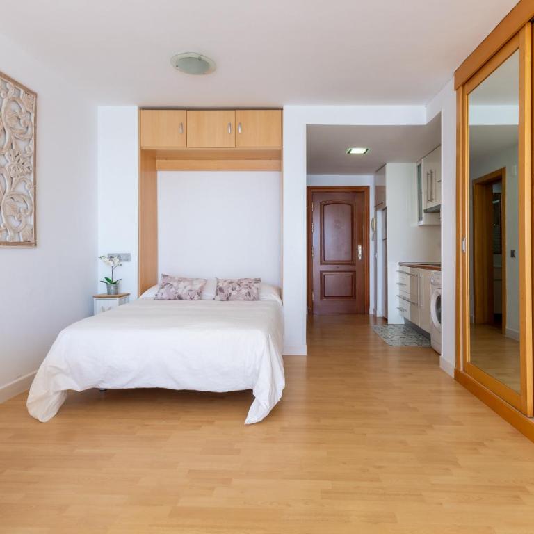 Roca Chica - Parking - Frente Playa - Terraza - Wifi - Bajondillo y Carihuela - Estudio con vistas al mar - 11