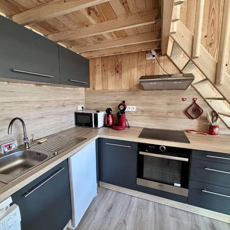 Studio 4 pers, balcon sud, centre station, proche pistes et commerces - Alpe d'Huez - Appartamento con 1 Camera da Letto - 4