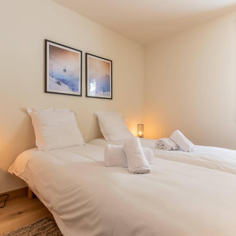 Duplex confort avec piscine et spa, pied des pistes - Two-Bedroom Apartment - 14
