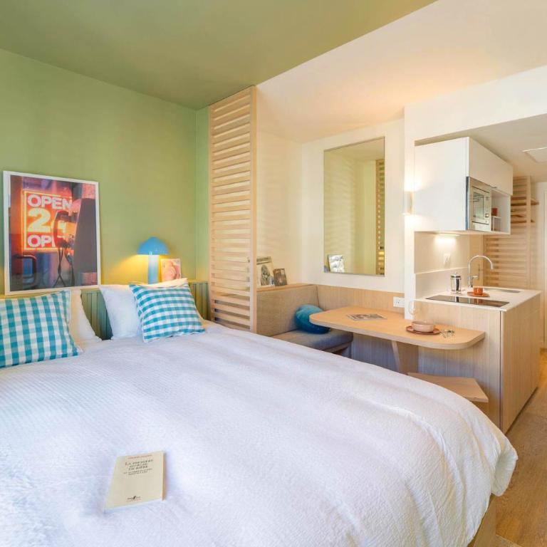 Bikube Coliving Hôtel - Lyon Centre Lumière - Studio Lit Queen-Size - 1