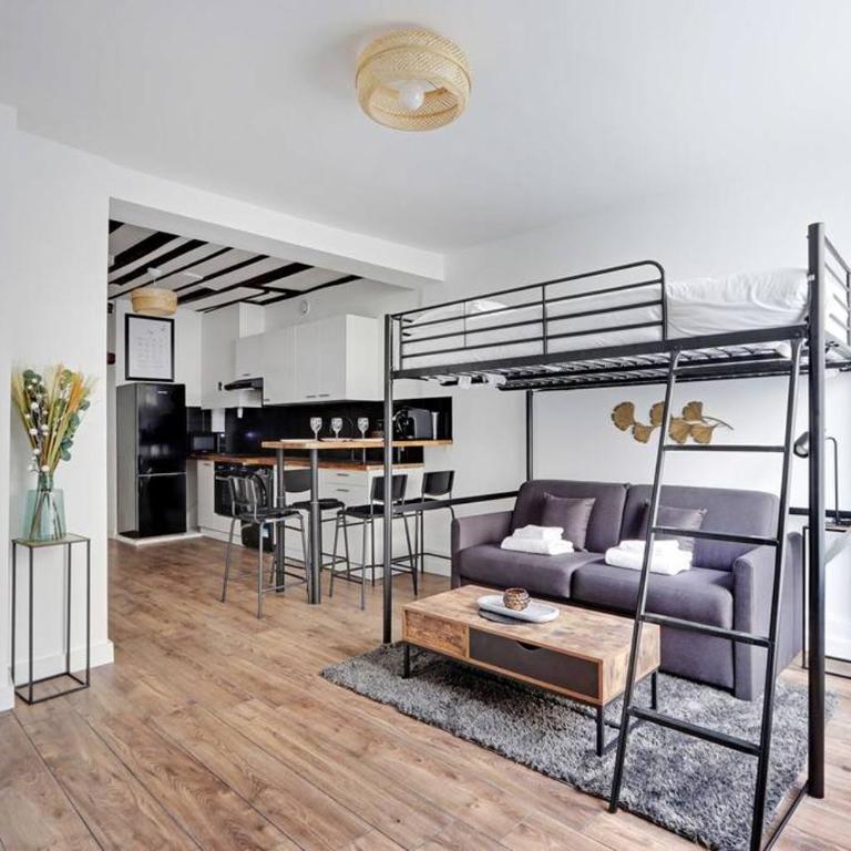 Butte Aux Cailles Charming Studio 4P - Studio - 10