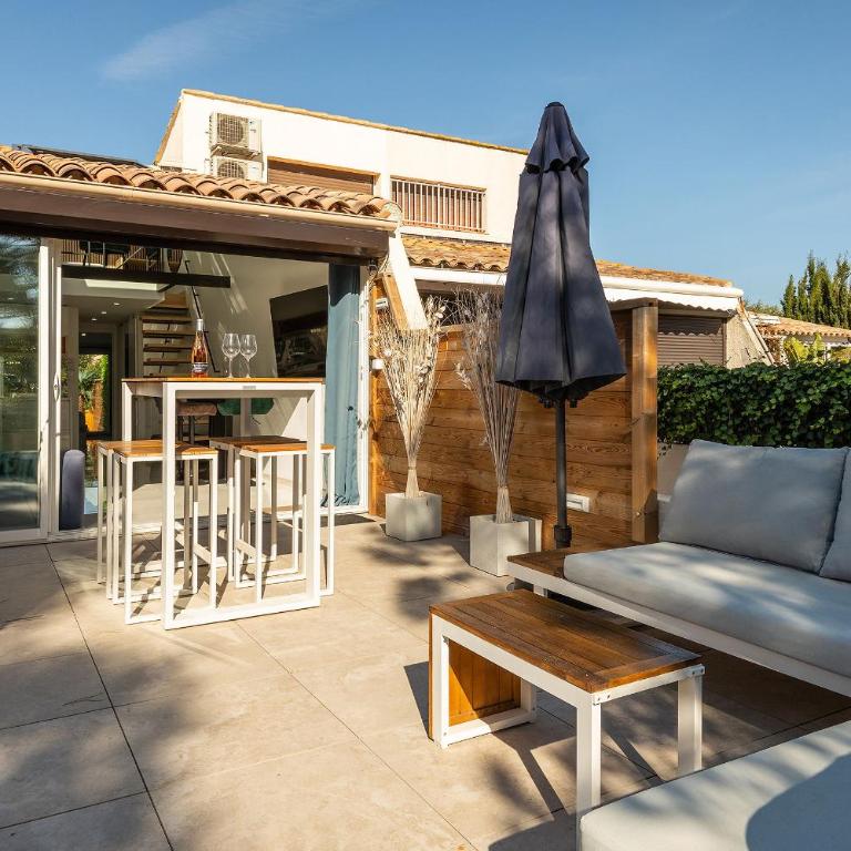 Greenwood - Villa design 2 chambres terrasses Heliovillage - Village Naturiste - Two-Bedroom House - 19