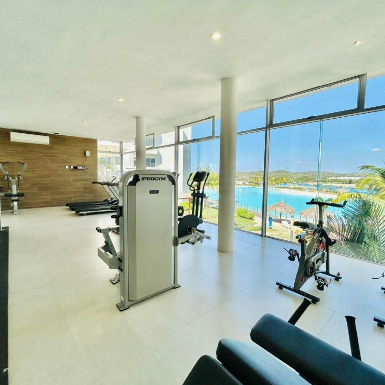 alberca tipo playa,10 min de la playa by G P S rentas - Two-Bedroom Apartment - 35