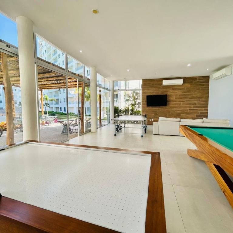 alberca tipo playa,10 min de la playa by G P S rentas - Two-Bedroom Apartment - 51