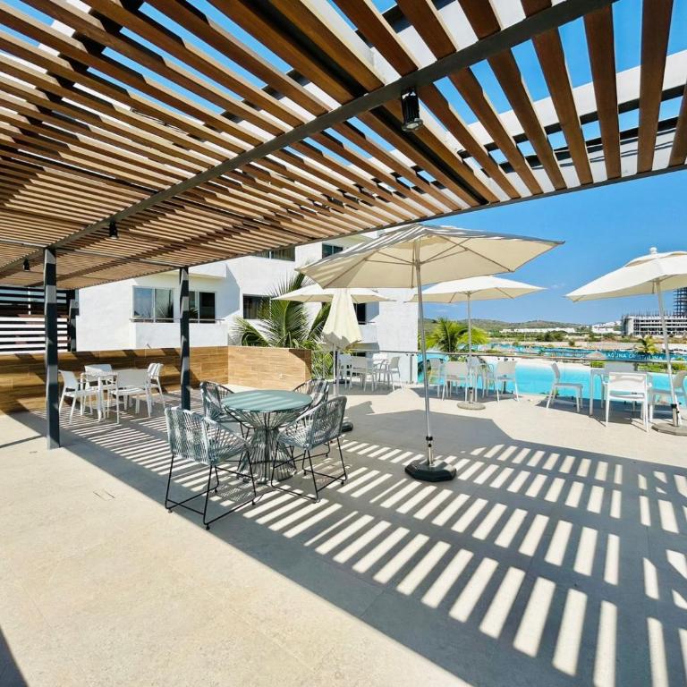 alberca tipo playa,10 min de la playa by G P S rentas - Two-Bedroom Apartment - 47
