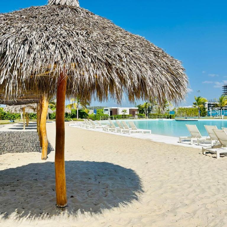 alberca tipo playa,10 min de la playa by G P S rentas - Two-Bedroom Apartment - 37