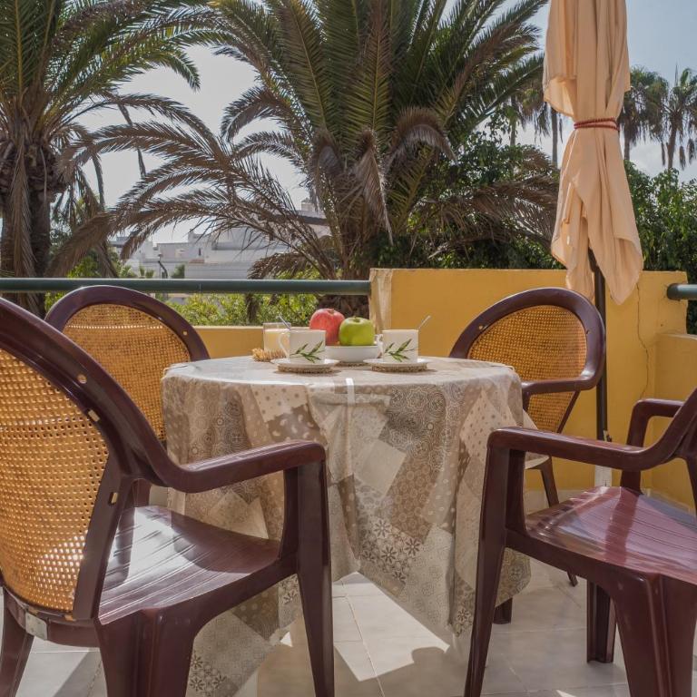 Casa Océano Atlantik Garden with aircon - Apartamento de 1 dormitorio con terraza - 12