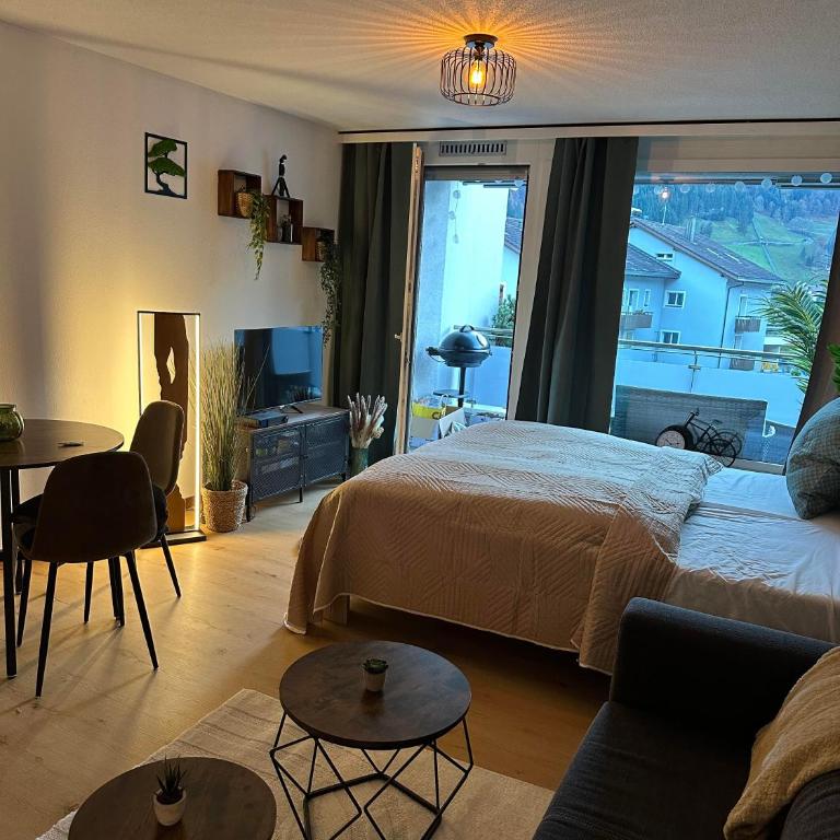 Zentrales Studio mit mega Bergblick, Titlis, Luzern, Lake, Kurpark - Appartamento con 1 Camera da Letto - 13